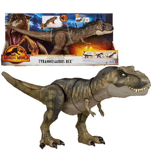 Динозавр Tyrannosaurus Rex Jurassic World со звуком Тиранозавр Рекс 53 см HDY55/HDY56 фигурка тираннозавр рекс боевой окрас динозавр jurassic tyrannosaurus rex