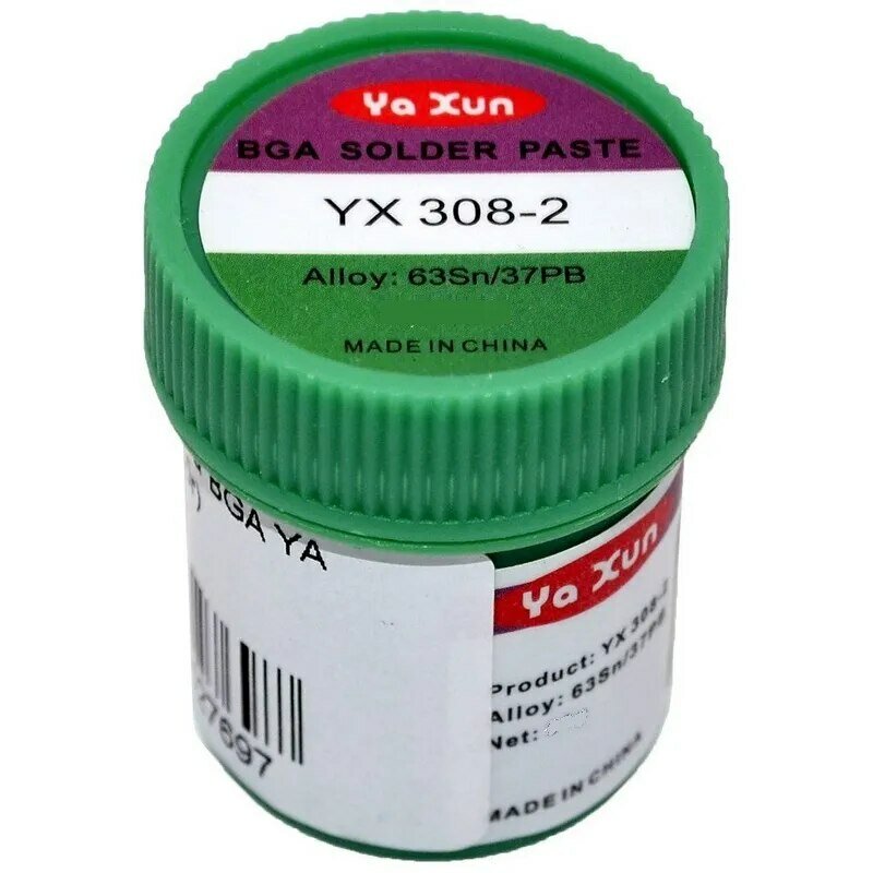 Паста BGA YAXUN YX308-2, BGA Solder Paste 63Sn/37PB