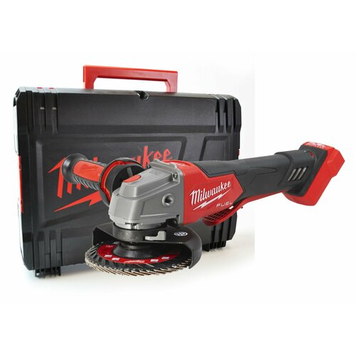 Аккумуляторная угловая шлифмашина Milwaukee M18 FSAGV115XPDB-0X 4933478773 115 мм 8500 обмин без АКБ и ЗУ в кейсе 3439300₽