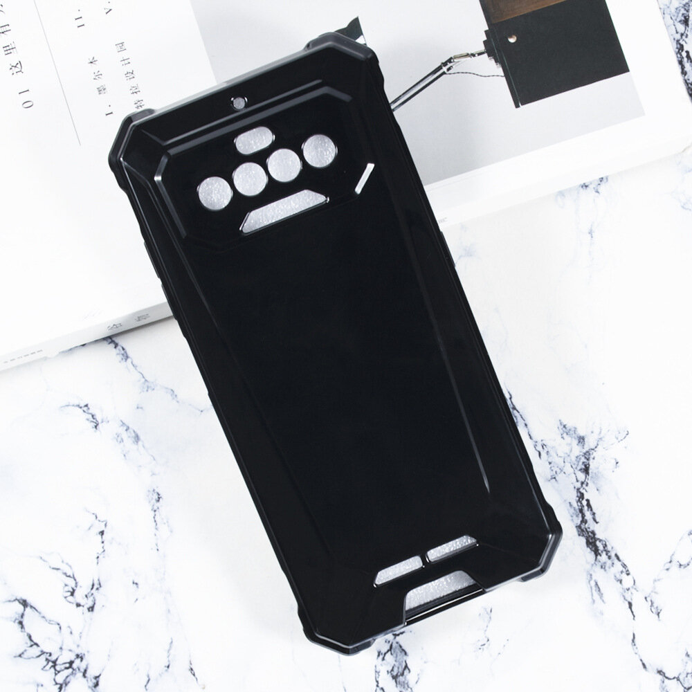 фото Чехол задняя-панель-накладка-бампер MyPads Mordibo для Oukitel F150 R2022 с усиленной защитой углов противоударный черный