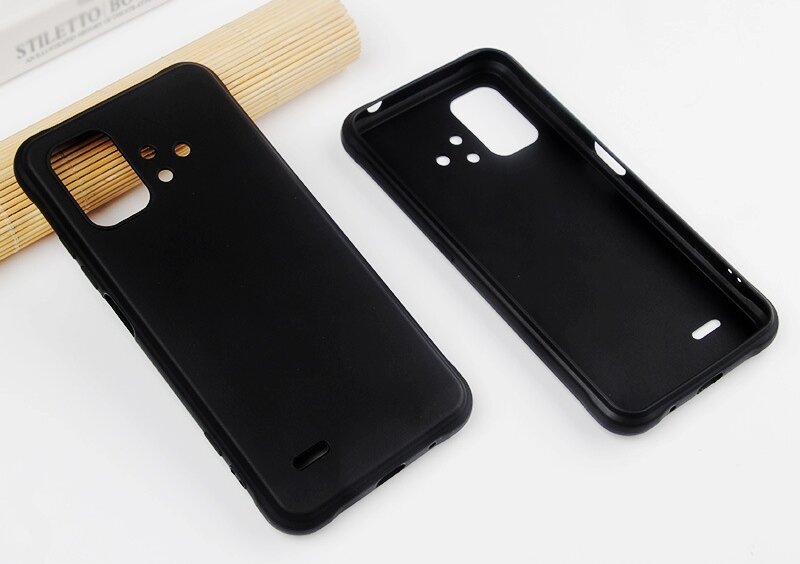 фото Задняя панель-чехол-накладка MyPads Morbido для UMIDIGI Bison 2 Pro ультра-тонкая полимерная из мягкого силикона черная