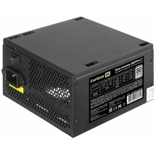 Блок питания 800W ExeGate 800PPH-LT (EX292152RUS) блок питания exegate serverpro 800pph se 800w