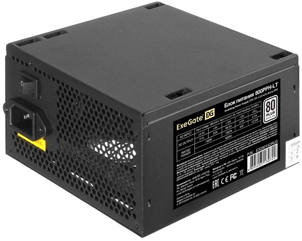 Блок питания 800W ExeGate 800PPH-LT-OEM (EX292152RUS-OEM-S)