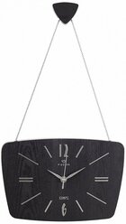 Часы настенные Рубин "Ретро", корпус черный, серебро, 270х180х20 мм (2618-001)