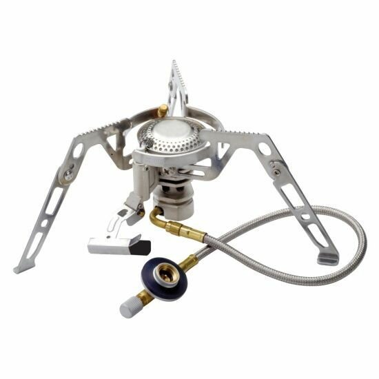 Изображение Газовая горелка Kovea Moonwalker Stove Camp-4 KB-0211Gсо шлангом 30 см с системой подогрева газа