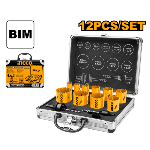 Набор биметаллических коронок INGCO AKH0121 5750₽