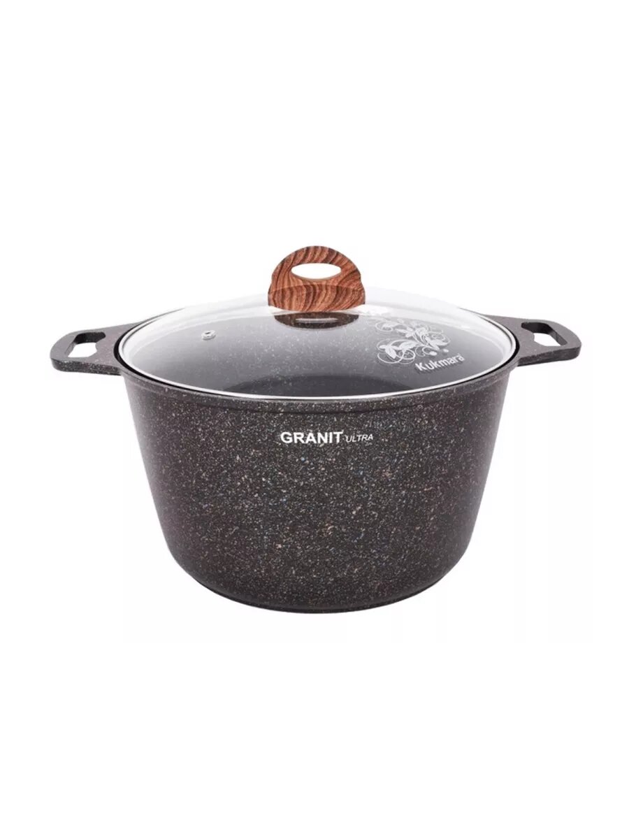 Кастрюля 8л антипригар Granit ultra цвет blue кгг82а
