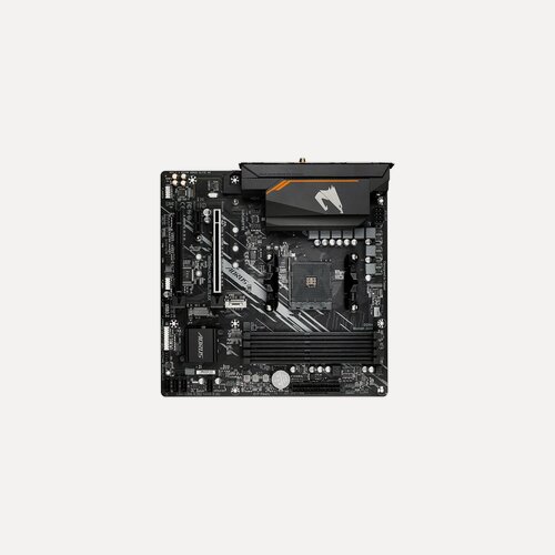 Изображение товара Материнская плата Gigabyte B550M AORUS ELITE AX, Soc-AM4, AMD B550, mATX