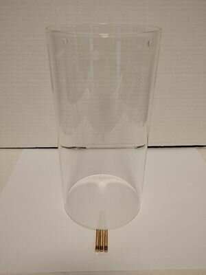 Плафон Vitaluce "Труба", стеклянный, диаметр 10см, высота 20см %распродажа!%