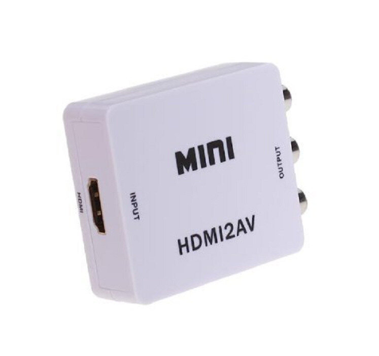 Адаптер-переходник HDMI2AV, белый