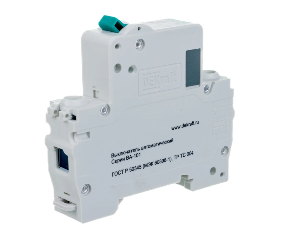 Автоматический выключатель DEKraft ВА101-1P-006A-C 11052DEK — фото 1