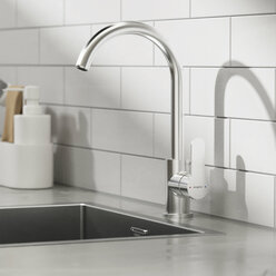 Смеситель для кухни Pragma Melpul, матовый хром, MEL7. M1JU.025