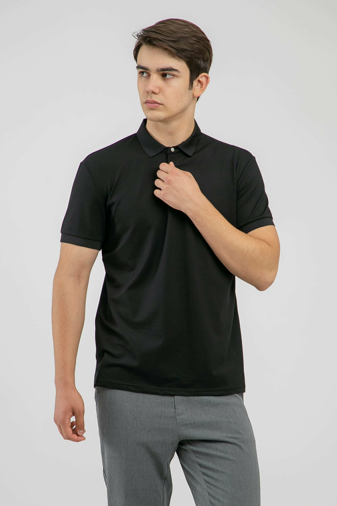Поло спортивное TERRA PRO, размер XL, black