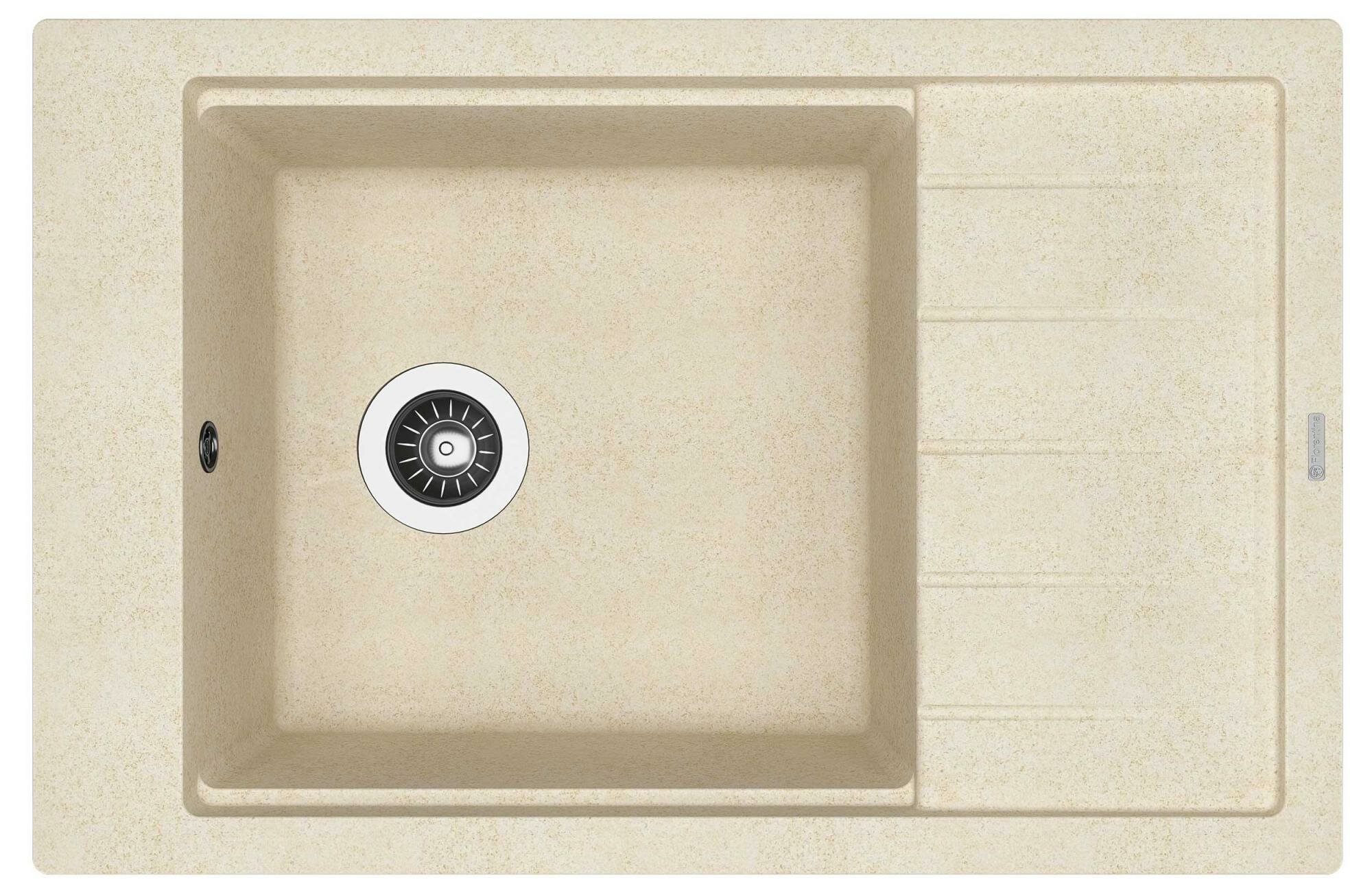 Кухонная мойка FLORENTINA Липси 780Р (20.275. D0780.104) бежевый