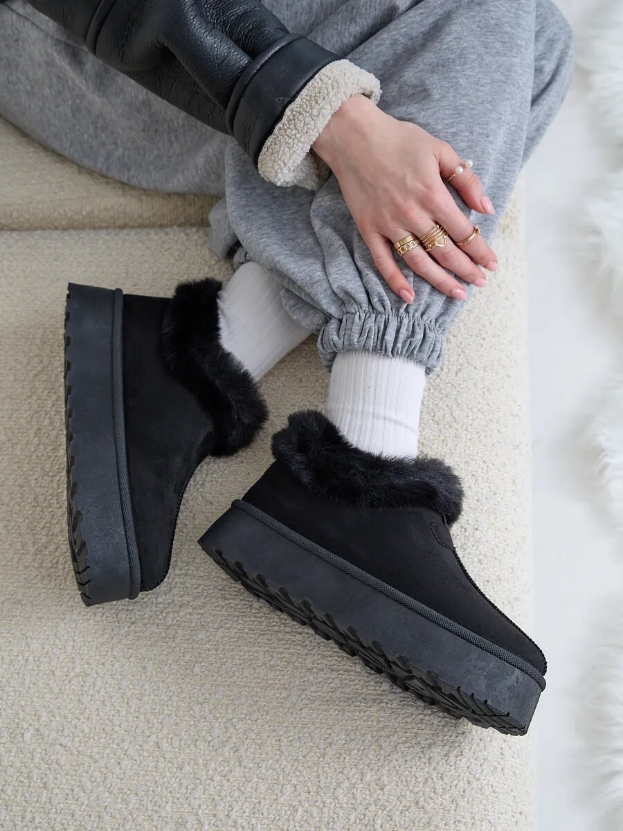 Угги Nobbaro осень-зима 2025-2026, размер 37, черный — фото 1