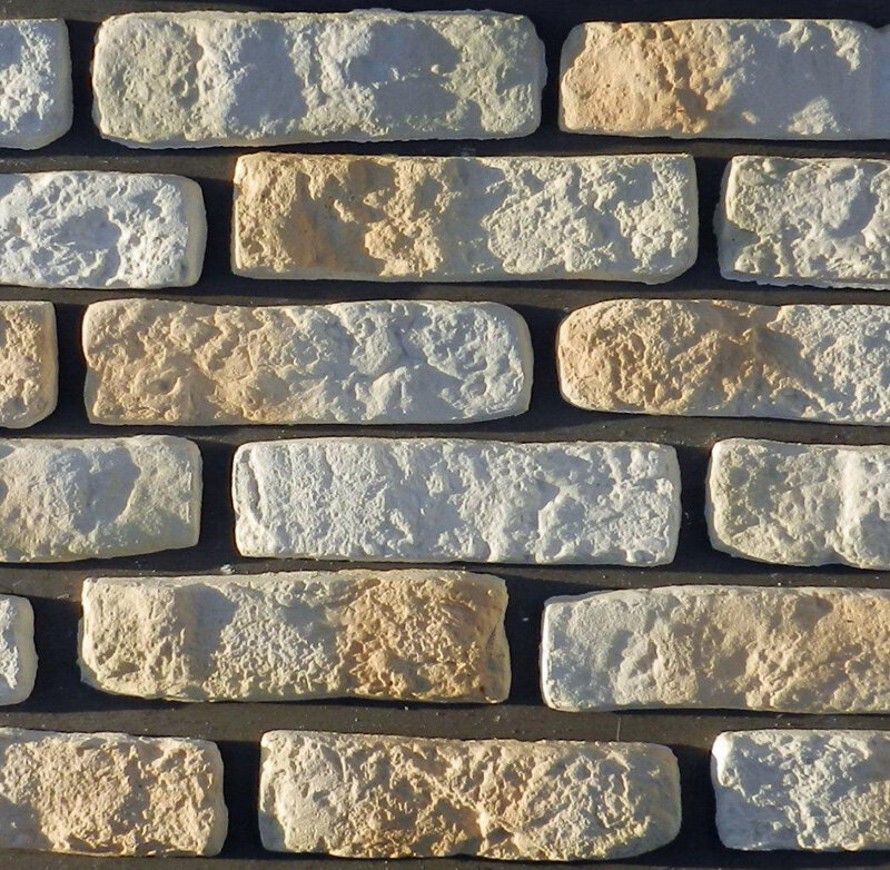 Облицовочный кирпич Ramo "Фриско" для внутренней отделки гипсоцементный белый 1м2