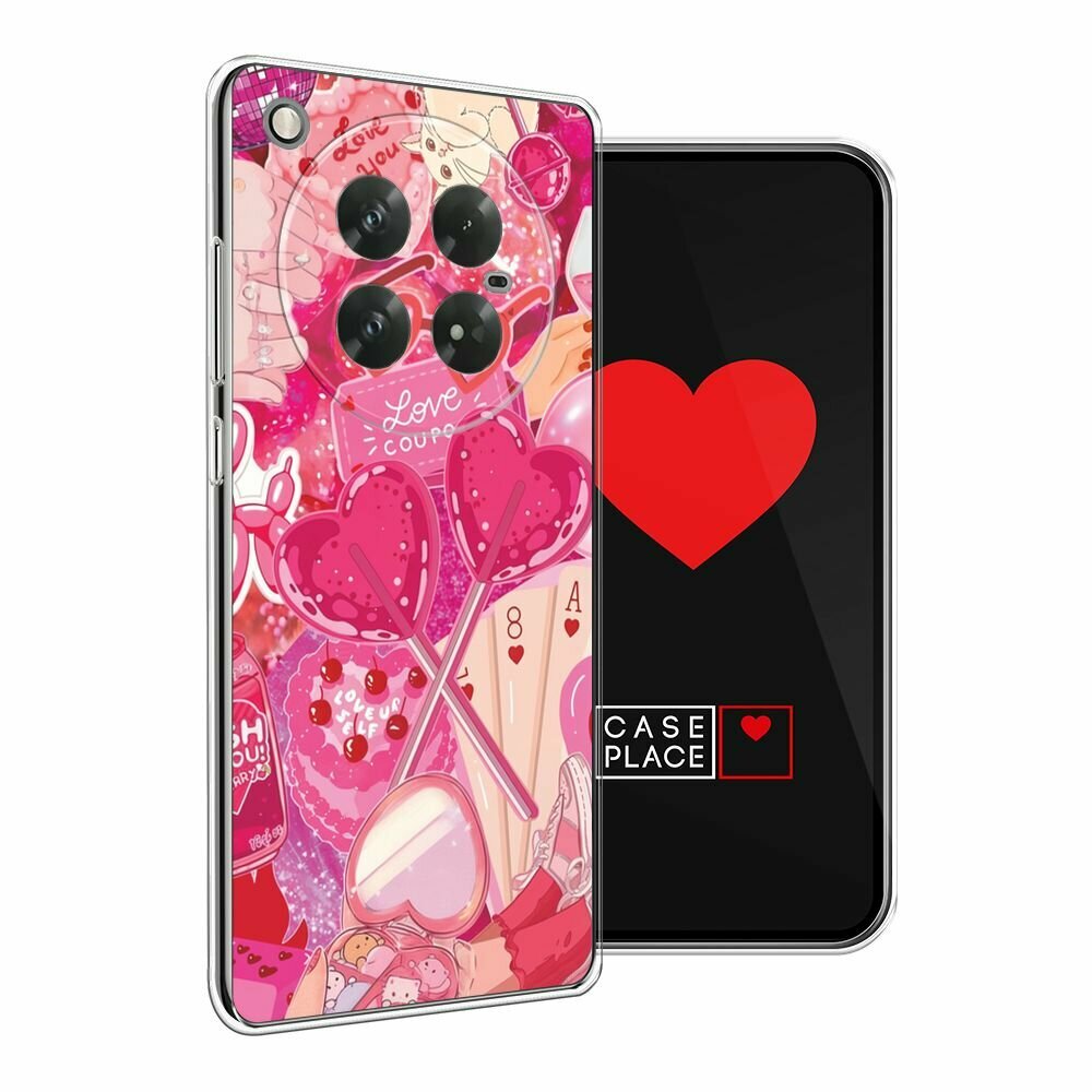 Чехол на Infinix Zero 40 5G / Инфиникс Зеро 40 5G с принтом "Love coupon - 14 февраля" — фото 1