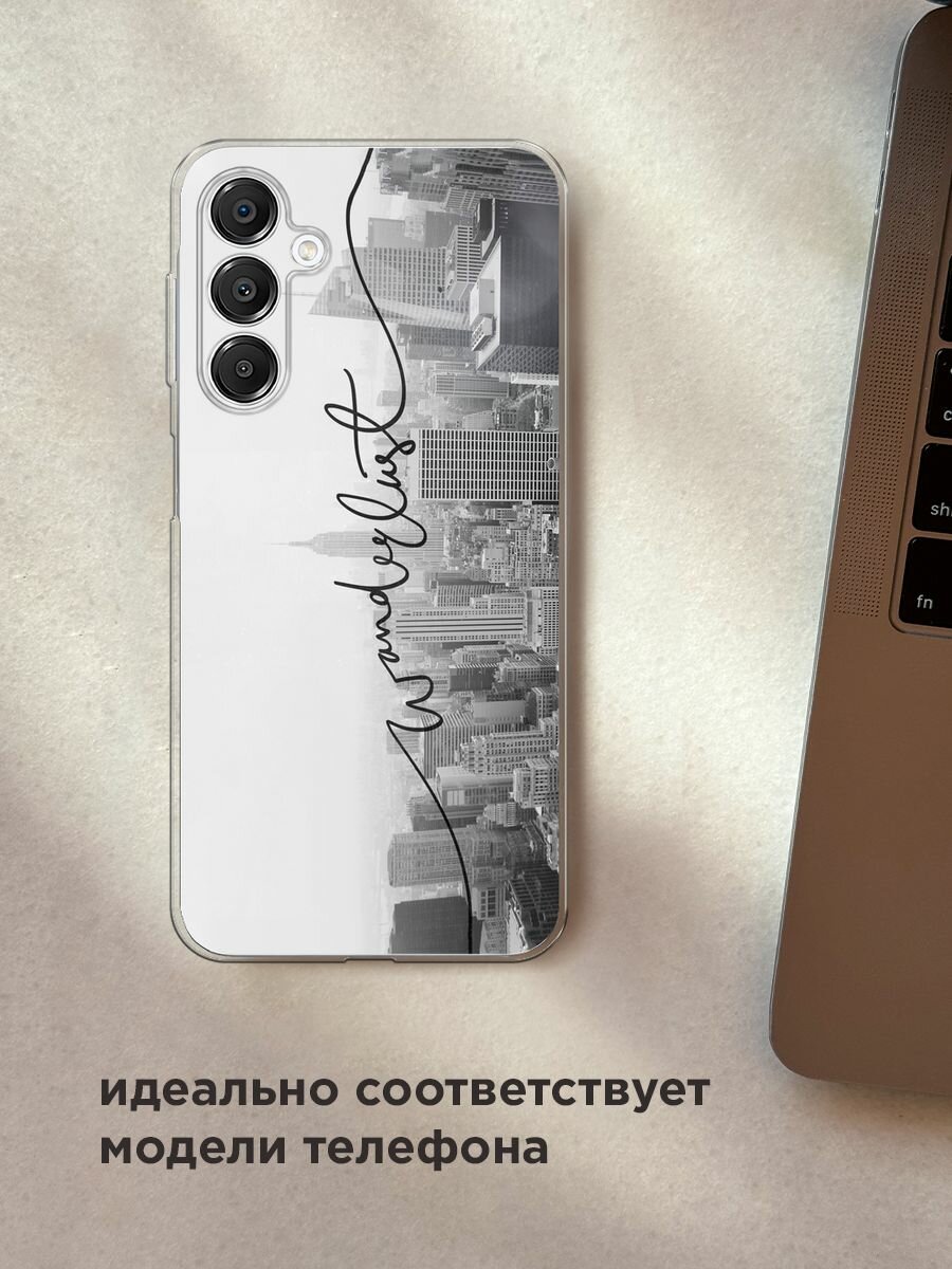 Чехол на Samsung Galaxy A16 / Самсунг А16 с принтом "Черно город" — фото 1