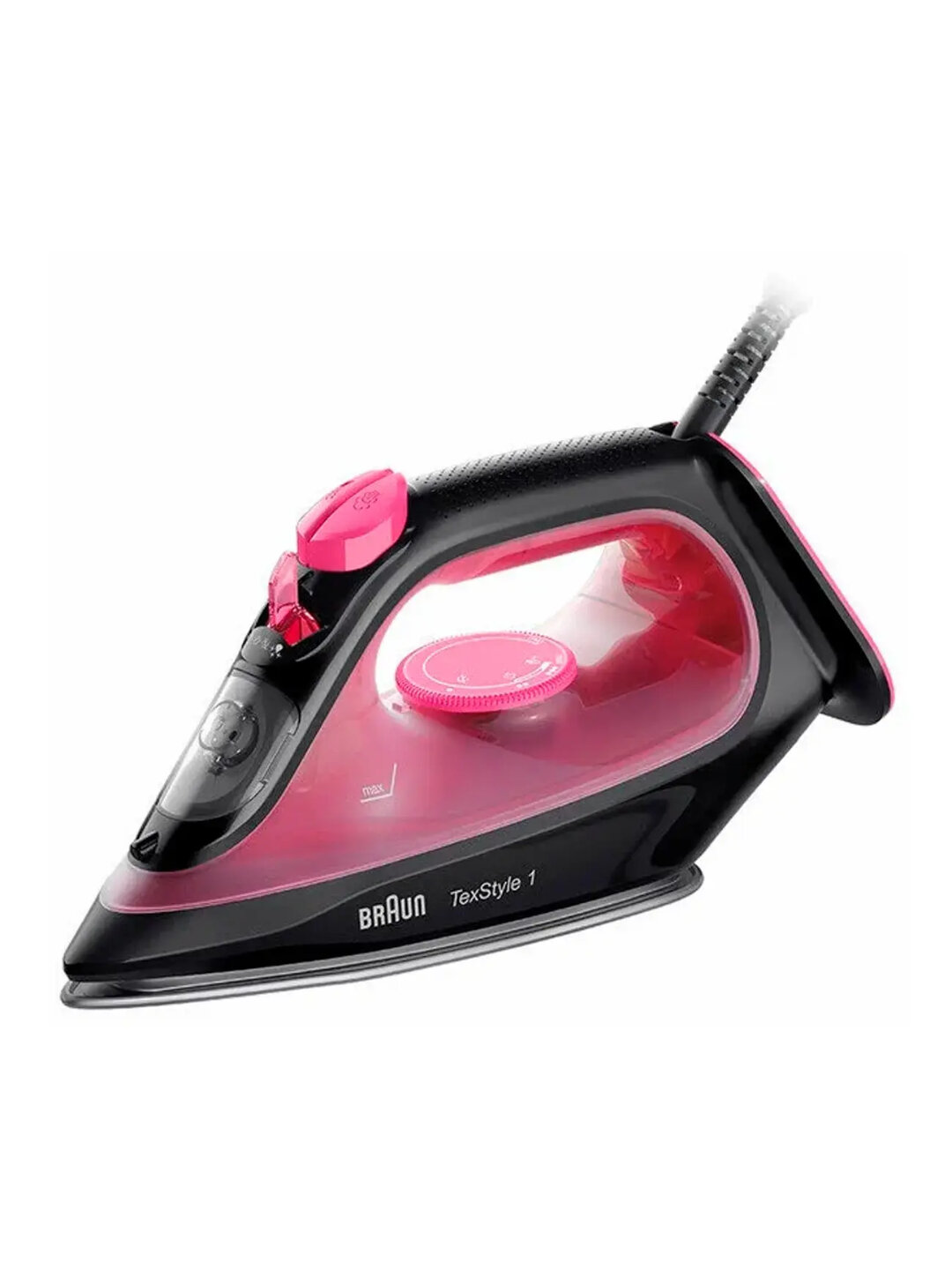 Утюг Braun SI1070PU, подошва SuperCeramic, фиолетовый/черный