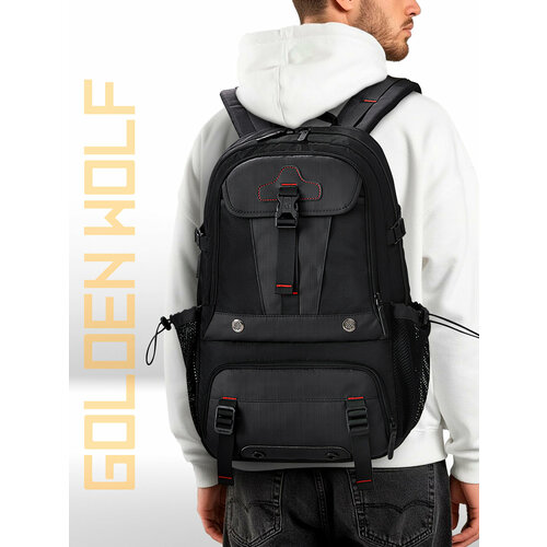 Рюкзак мужской городской Golden wolf GB00459, объем 33,5 л. Дорожный для ноутбука 15.6, с USB, ручная кладь