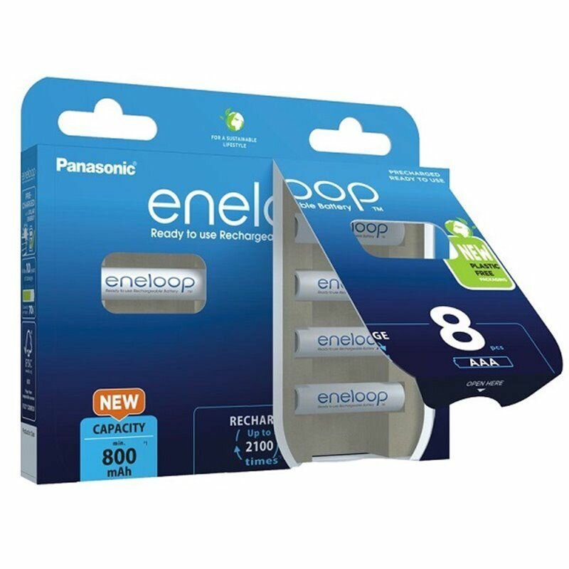 Аккумуляторы Panasonic Eneloop BK-4MCDE/8BE AAA 800 8шт