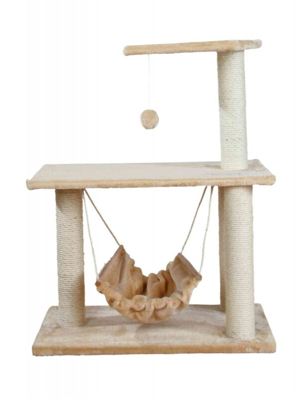 Когтеточка с полками для кошек Trixie Morella, размер 75x40x96см., бежевый - фотография № 4