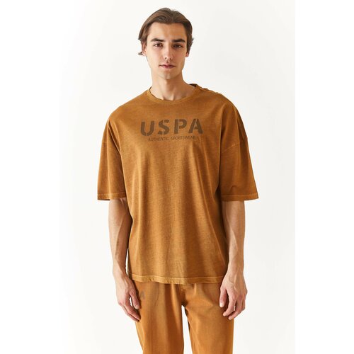 фото Футболка u.s. polo assn., размер l, коричневый