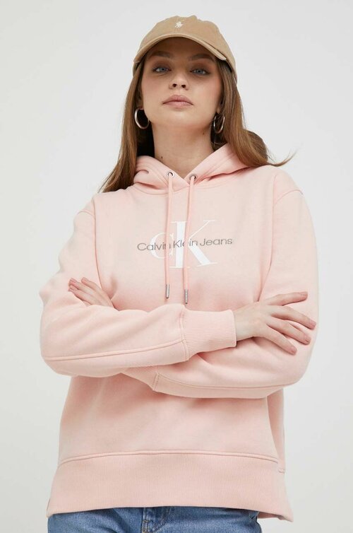 Толстовка CALVIN KLEIN, размер 42, розовый