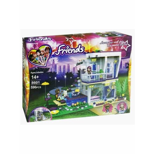 Конструктор 8601 Подружки - Поп-звезда: Дом Ливи lego lego friends 41704 лего подружки большой дом на главной улиц