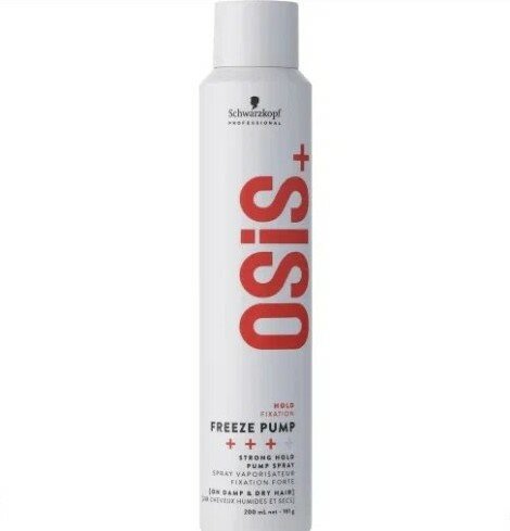 OSiS+ Спрей для укладки волос Freeze pump, сильная фиксация, 200 мл