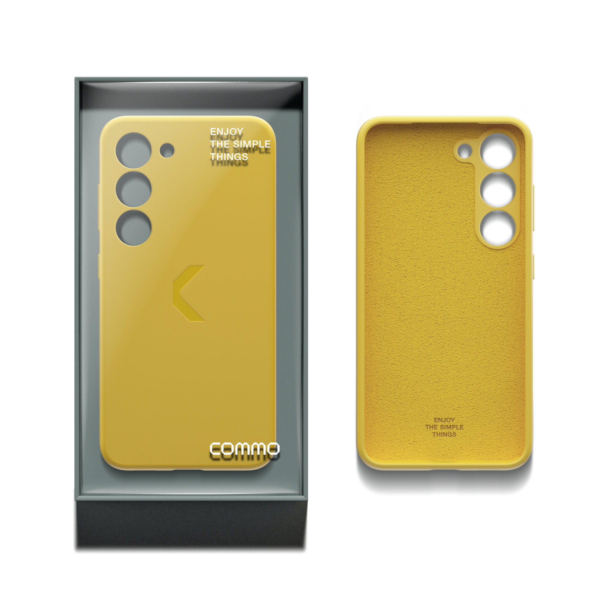 Силиконовый чехол COMMO Shield Case для Samsung Galaxy S23, Commo Yellow