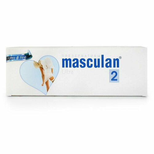 Ультратонкие презервативы Masculan Ultra 2 Fine с обильной смазкой 150 шт.