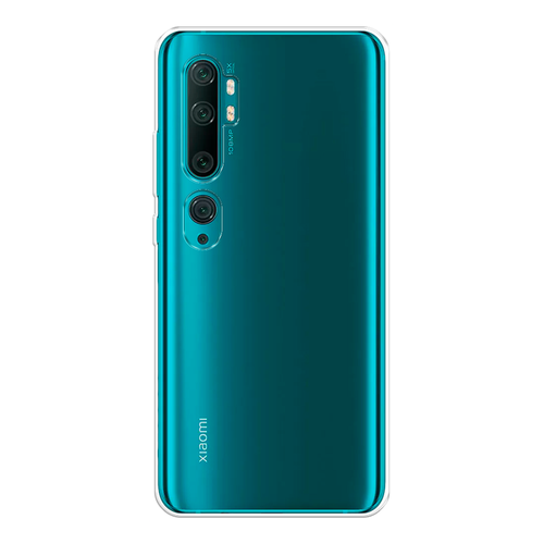 Силиконовый чехол на Xiaomi Mi Note 10/Mi Note 10 Pro / Сяоми Ми Нот 10/Ми Нот 10 Про, прозрачный гидрогелевая защитная пленка для xiaomi mi note 10 сяоми ми нот 10 с эффектом самовосстановления на заднюю панель глянцевая