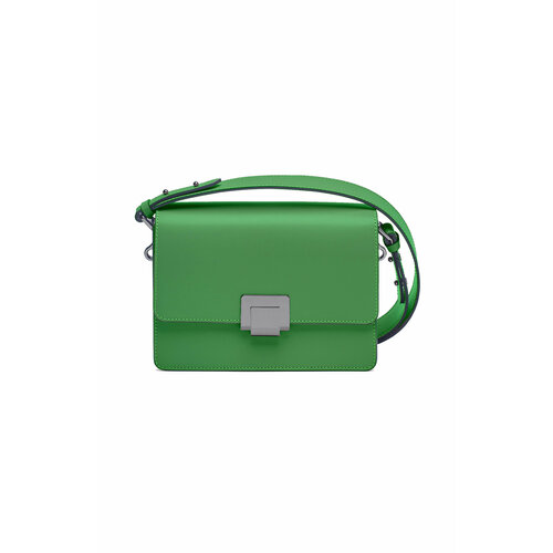 Сумка  кросс-боди Aprell классическая, натуральная кожа, внутренний карман, голубой