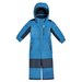 Комбинезон GUSTI, зимний, ветрозащита, защита от попадания снега, подкладка, мембрана, светоотражающие элементы, размер 116, синий, голубой