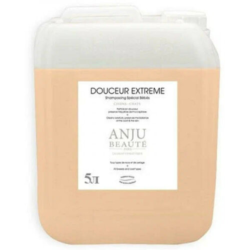 Шампунь Anju Beaute для щенков и котят: пассифлора и ваниль (Douceur Extreme Shampooing) , 5 л , 5.2 кг