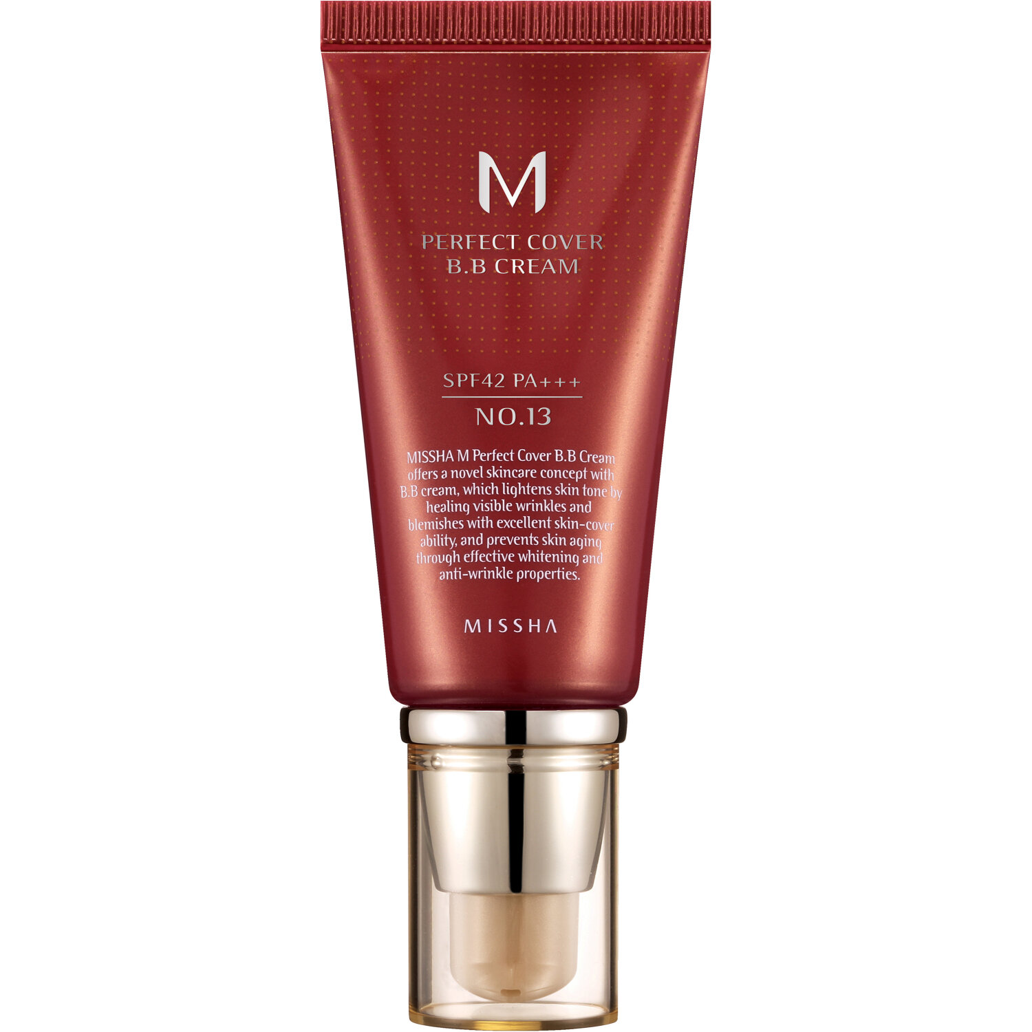 BB-   ( 13  ) | Missha Perfect Cover BB Cream SPF42 13 Bright Beige 50ml