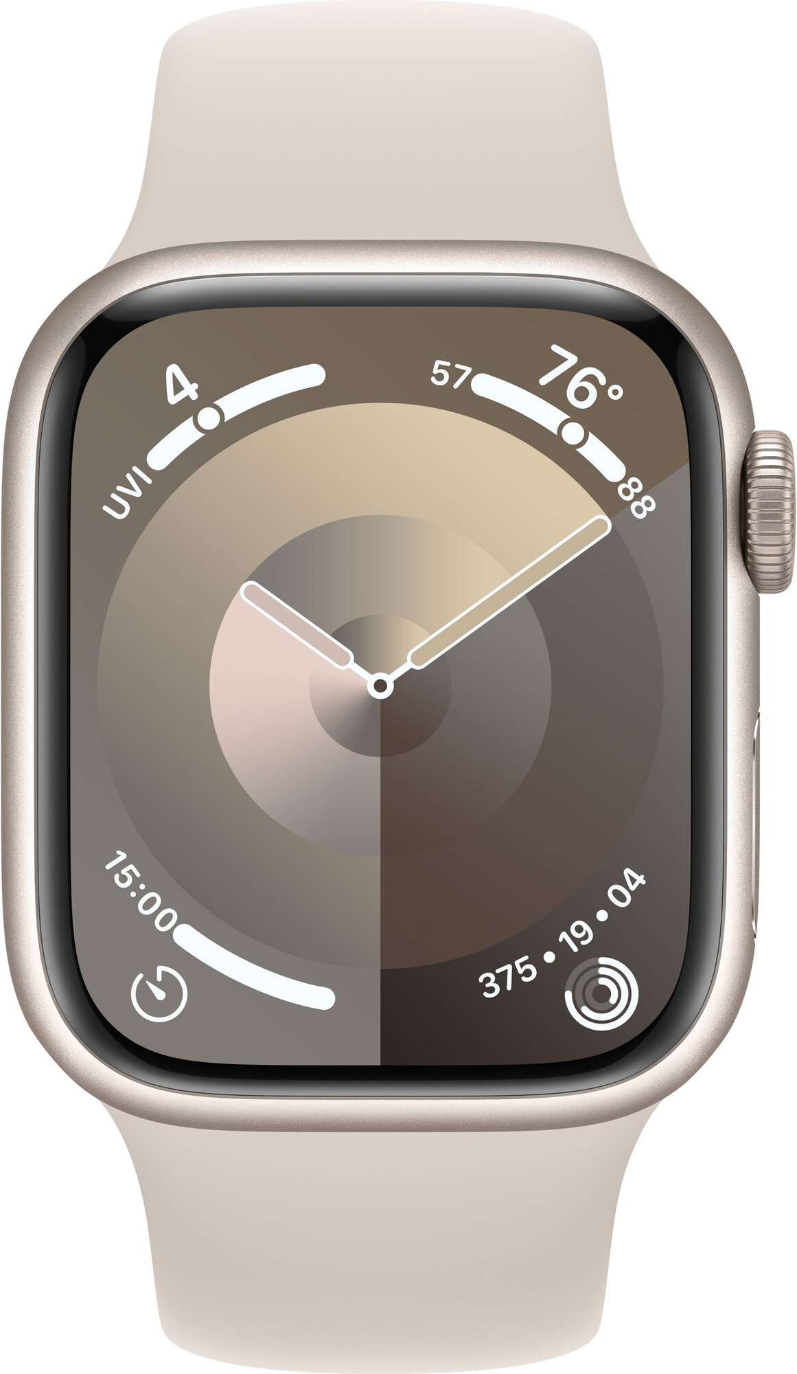 Умные часы Apple Watch Series 9 41 мм Aluminium Case GPS, starlight Sport Band