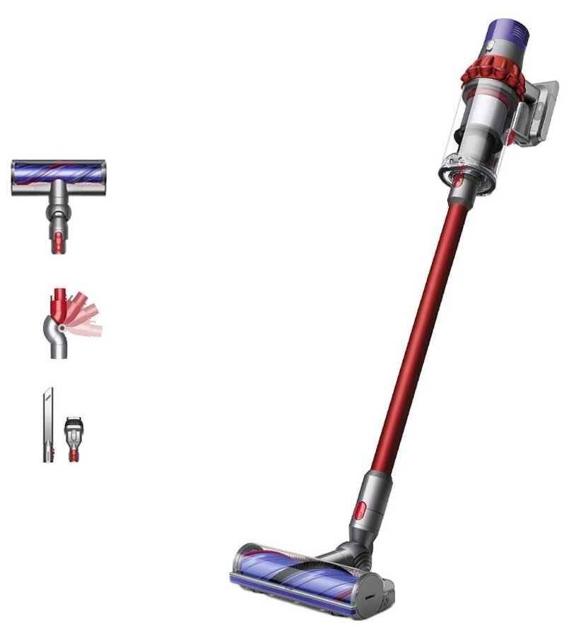 Пылесос Dyson Cyclone V10 Origin (SV27) EU, red/iron/red