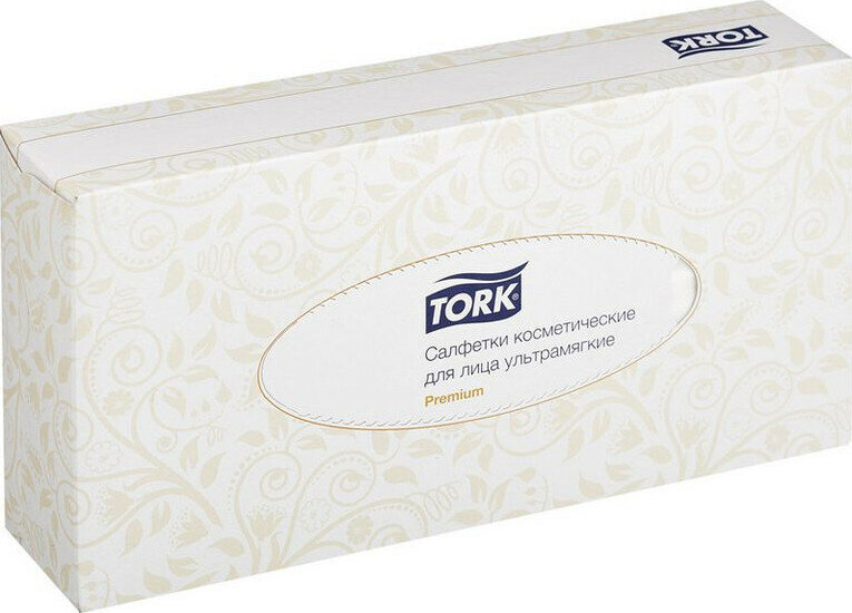 фото Салфетки TORK косметические для лица ультрамягкие 120380