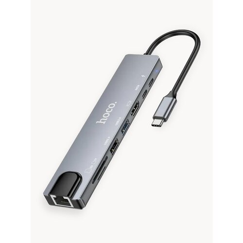 USB хаб Type-C 8в1 с RJ45 и HDMI 2529₽