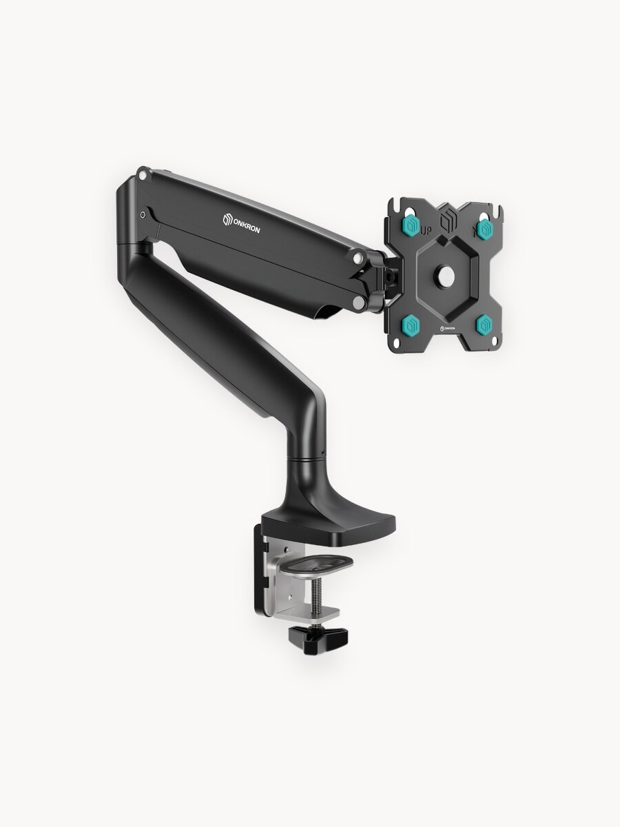 Крепление ONKRON G100 для монитора 13"-32" настольное, до 9 кг, газлифт, черный