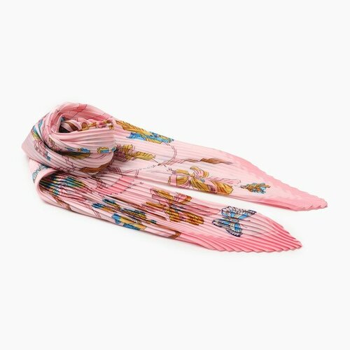 Платок Minaku,70х70 см, розовый платок cacharel шерсть 70х70 см розовый