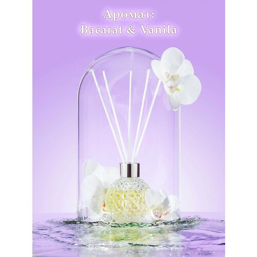 Диффузор для дома ароматический с палочками ароматизатор парфюм Bacarat Vanila 100 мл 5 палочек AnnBleor 1510₽