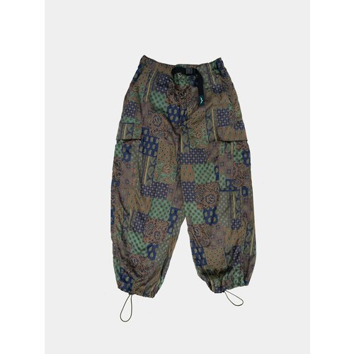 фото Брюки afield out paisley utility, размер xl, green