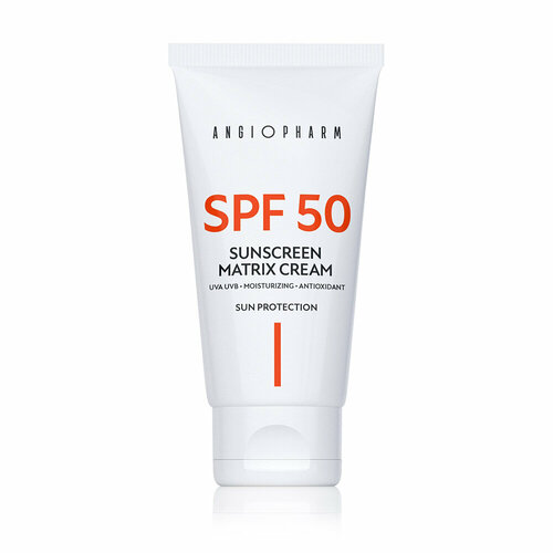 Angiopharm Sunscreen Matrix Cream SPF 50 Солнцезащитный крем SPF 50 50 мл