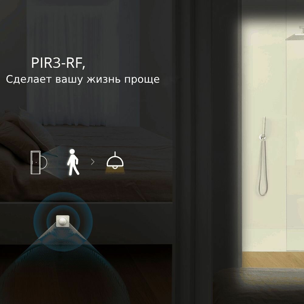 Датчик движения Sonoff PIR3-RF 433MHZ — фото 1