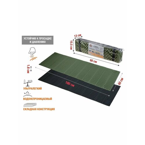 Коврик туристический складной, Coyote, ARIZONE, длина 180 см (28-180601)