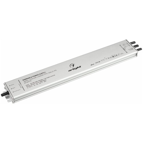 037775 Блок питания ARPV-LG24400-LINEAR-PF C-DALI2-PD (24V, 16.7A, 400W) (Arlight, IP67 Металл, 5 лет)