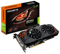 Видеокарта GIGABYTE GeForce GTX 1070 1582MHz PCI-E 3.0 8192MB 8008MHz 256 bit DVI HDMI HDCP WINDFORC